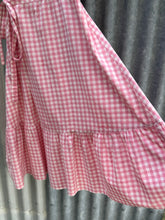 Load image into Gallery viewer, Pippa wrap dress ~ pre loved 🥰 XS/S gingham