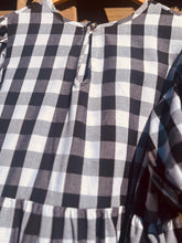 Load image into Gallery viewer, the farm frock ~ custom black or navy gingham xs s m l xl