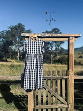 Load image into Gallery viewer, the farm frock ~ custom black or navy gingham xs s m l xl