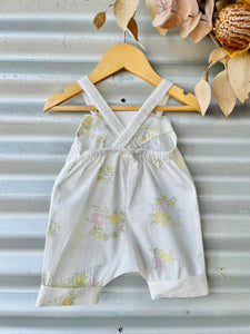 Babes Overalls 3M Cream Cottage Florals