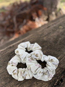 vintage pastel scrunchies