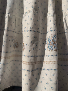 Picnic Skirt 🧺 custom made blue florals