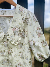 Load image into Gallery viewer, Dulcie Blouse ~ custom made vintage florals s m l xl
