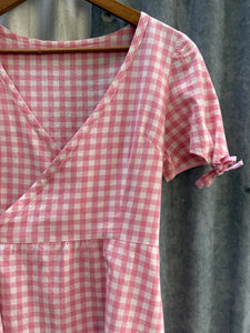 Pippa wrap dress ~ pre loved 🥰 XS/S gingham