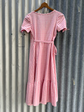 Load image into Gallery viewer, Pippa wrap dress ~ pre loved 🥰 XS/S gingham
