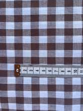 Load image into Gallery viewer, Dulcie Blouse ~ custom made mocha gingham S M L XL
