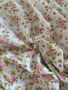 vintage floral scrunchies