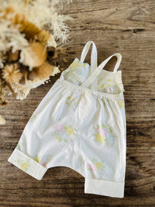 Babes Overalls 3M Cream Cottage Florals
